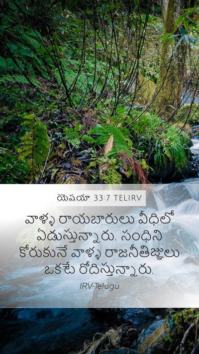 యెషయా 33:7 TELIRV Bible Verse Image
