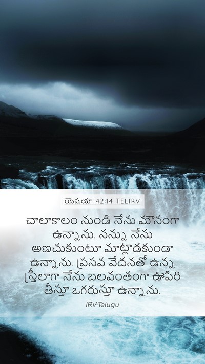 యెషయా 42:14 TELIRV Bible Verse Image