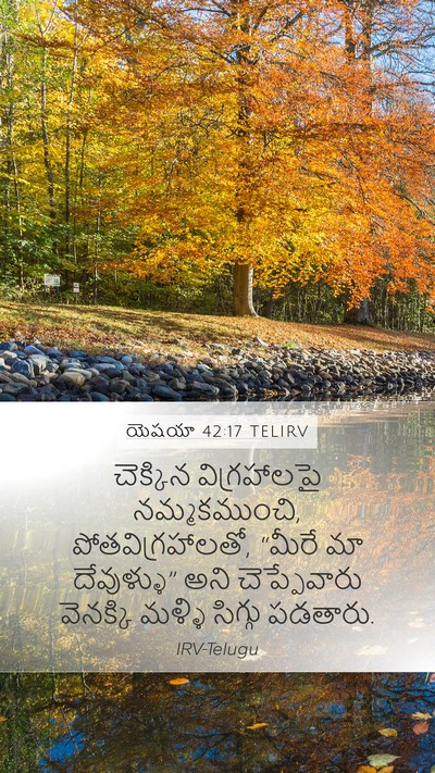 యెషయా 42:17 TELIRV Bible Verse Image