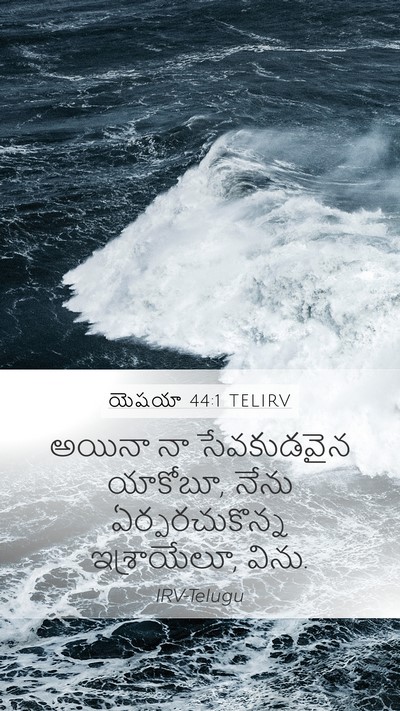 యెషయా 44:1 TELIRV Mobile Phone Wallpaper - అయినా నా - Mobile Bible Verse Wallpaper