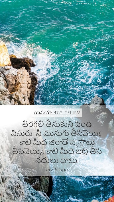 యెషయా 47:2 TELIRV Bible Verse Image