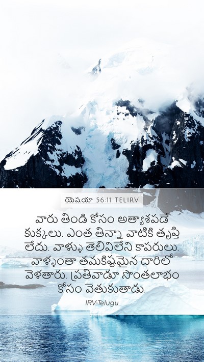 యెషయా 56:11 TELIRV Bible Verse Image
