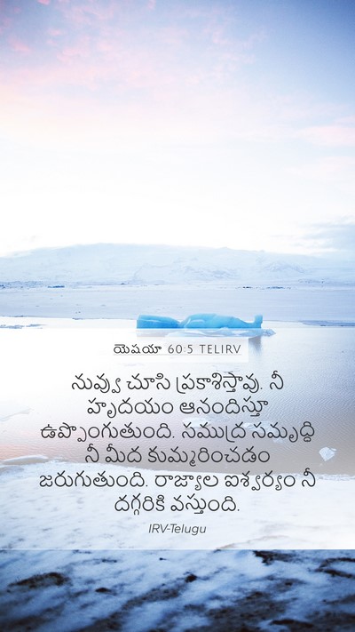 యెషయా 60:5 TELIRV Bible Verse Image