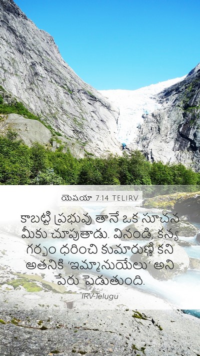 యెషయా 7:14 TELIRV Bible Verse Image
