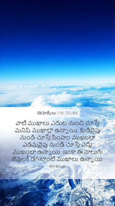 యెహెజ్కేలు 1:10 TELIRV Bible Verse Image