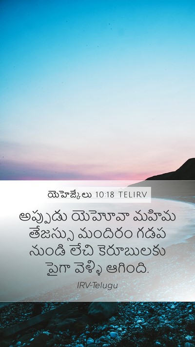 యెహెజ్కేలు 10:18 TELIRV Bible Verse Image
