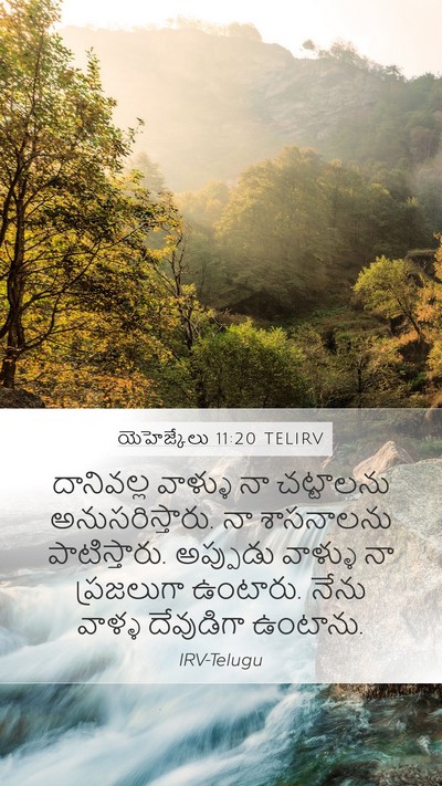 యెహెజ్కేలు 11:20 TELIRV Bible Verse Image