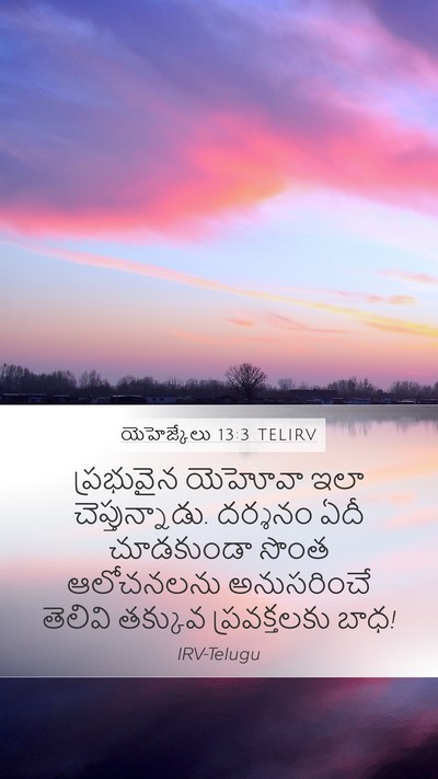 యెహెజ్కేలు 13:3 TELIRV Bible Verse Image