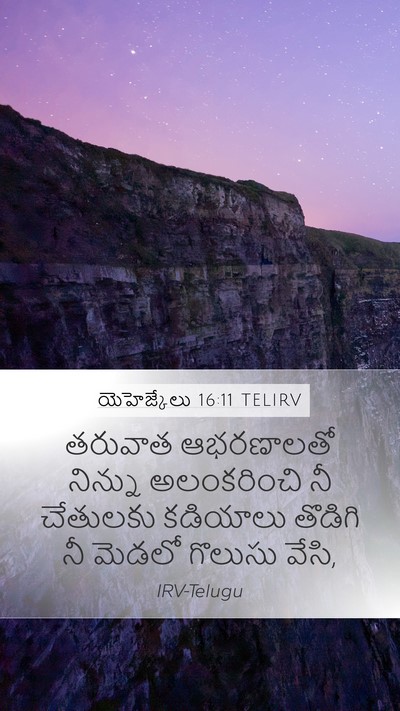 యెహెజ్కేలు 16:11 TELIRV Bible Verse Image