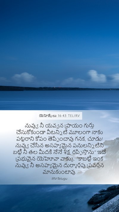 యెహెజ్కేలు 16:43 TELIRV Bible Verse Image