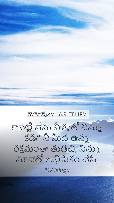 యెహెజ్కేలు 16:9 TELIRV Mobile Phone Wallpaper - కాబట్టి నేను - Mobile Bible Verse Wallpaper