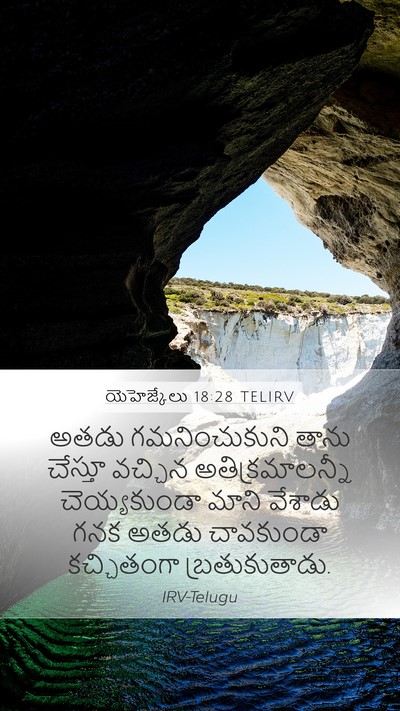 యెహెజ్కేలు 18:28 TELIRV Bible Verse Image