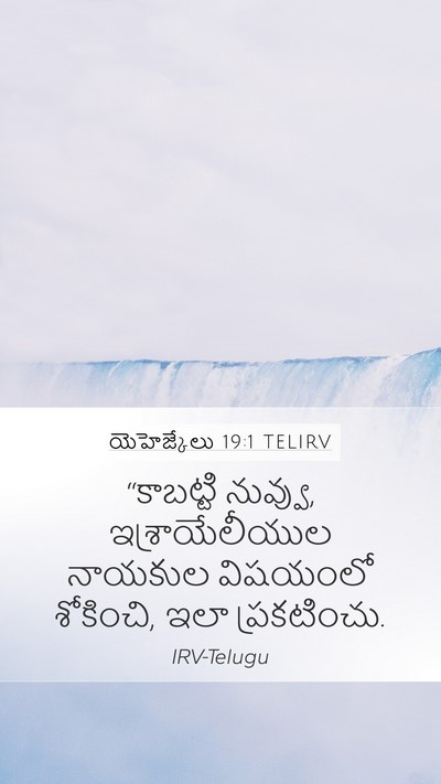 యెహెజ్కేలు 19:1 TELIRV Bible Verse Image
