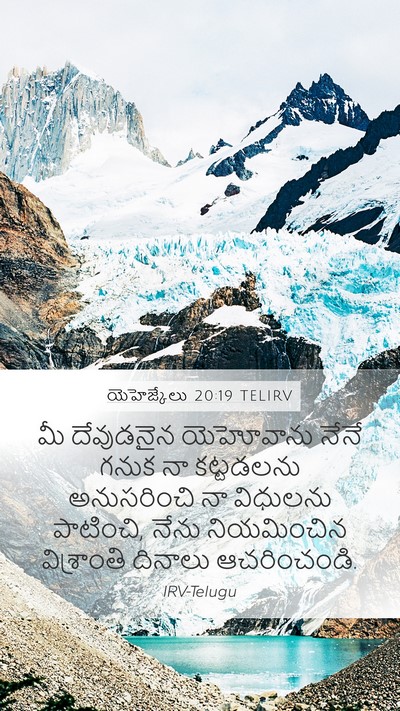 యెహెజ్కేలు 20:19 TELIRV Bible Verse Image