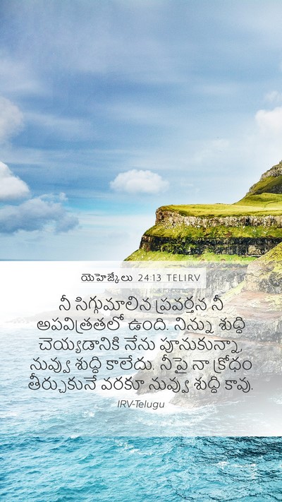 యెహెజ్కేలు 24:13 TELIRV Bible Verse Image