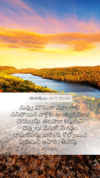 యెహెజ్కేలు 24:17 TELIRV Bible Verse Image