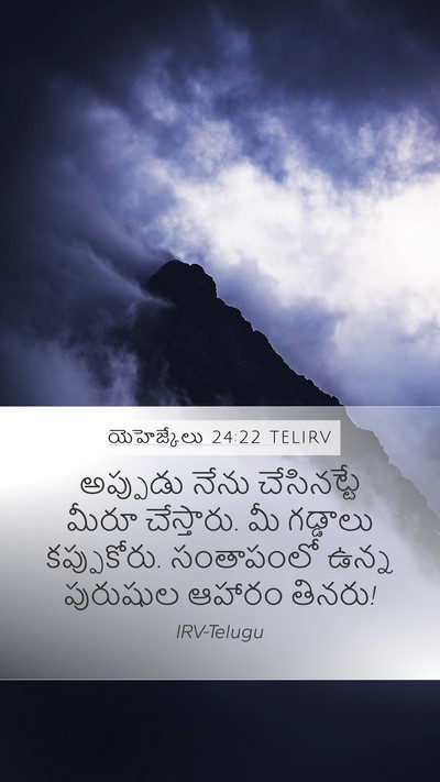 యెహెజ్కేలు 24:22 TELIRV Bible Verse Image