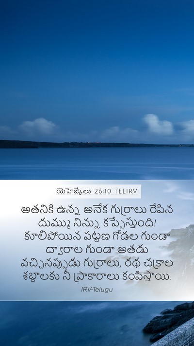 యెహెజ్కేలు 26:10 TELIRV Bible Verse Image