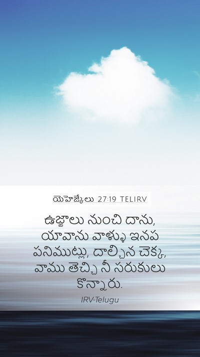 యెహెజ్కేలు 27:19 TELIRV Bible Verse Image