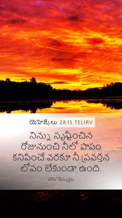 యెహెజ్కేలు 28:15 TELIRV Mobile Phone Wallpaper - నిన్ను సృష్టించిన - Mobile Bible Verse Wallpaper