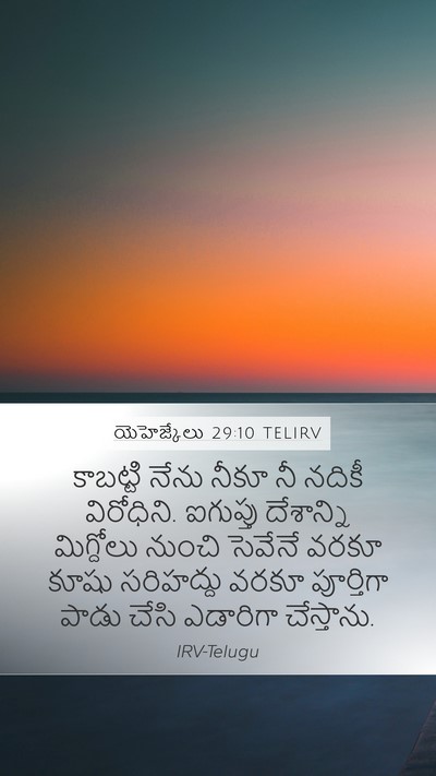 యెహెజ్కేలు 29:10 TELIRV Bible Verse Image