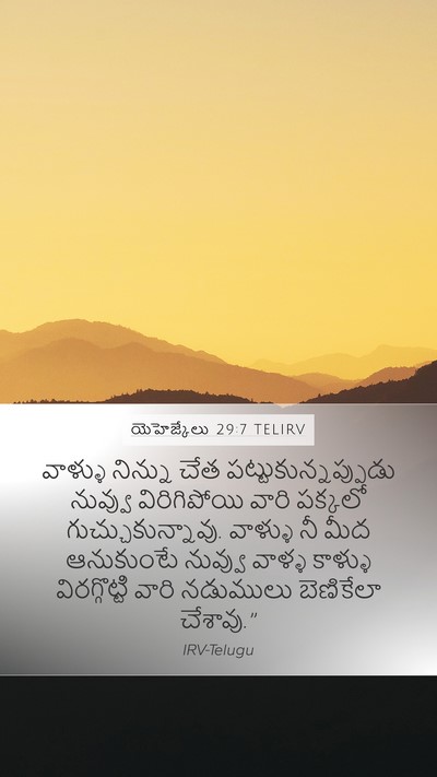 యెహెజ్కేలు 29:7 TELIRV Bible Verse Image