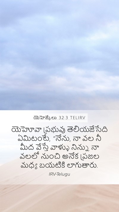 యెహెజ్కేలు 32:3 TELIRV Bible Verse Image