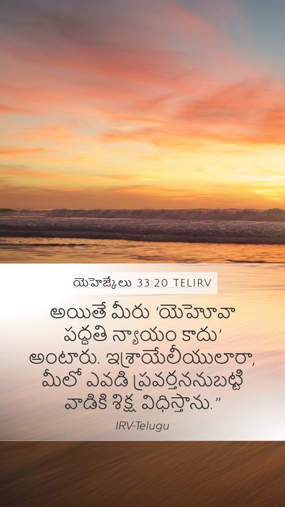 యెహెజ్కేలు 33:20 TELIRV Bible Verse Image