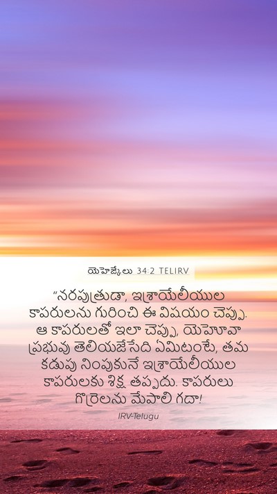 యెహెజ్కేలు 34:2 TELIRV Bible Verse Image