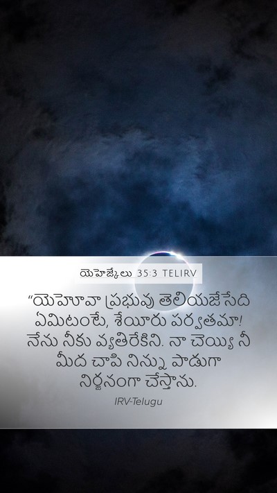 యెహెజ్కేలు 35:3 TELIRV Bible Verse Image