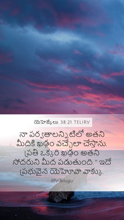 యెహెజ్కేలు 38:21 TELIRV Bible Verse Image