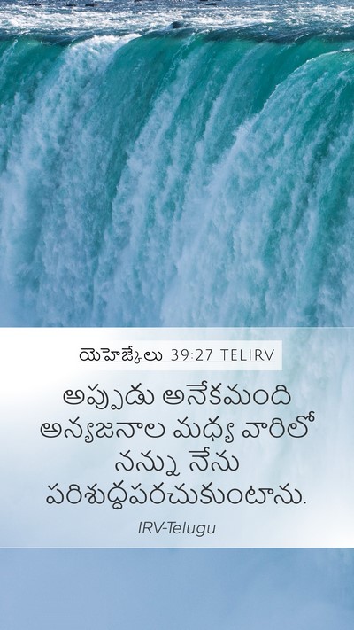 యెహెజ్కేలు 39:27 TELIRV Bible Verse Image