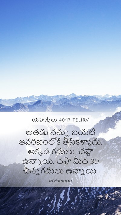 యెహెజ్కేలు 40:17 TELIRV Bible Verse Image
