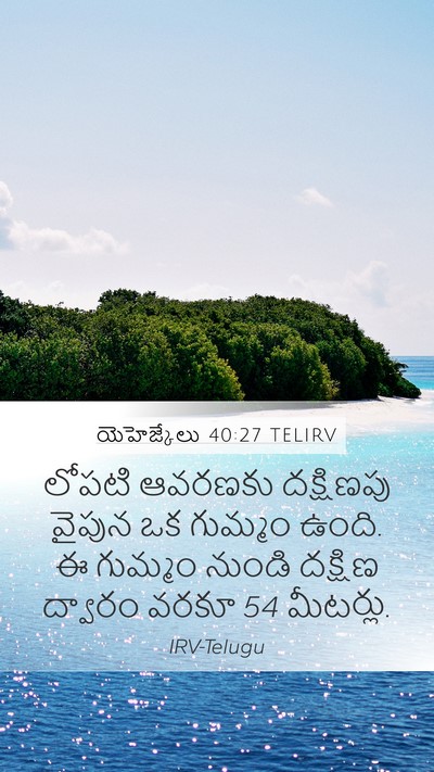 యెహెజ్కేలు 40:27 TELIRV Bible Verse Image