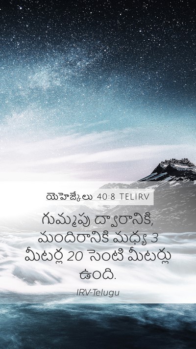 యెహెజ్కేలు 40:8 TELIRV Mobile Phone Wallpaper - గుమ్మపు - Mobile Bible Verse Wallpaper