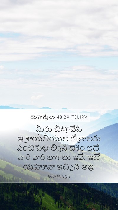 యెహెజ్కేలు 48:29 TELIRV Bible Verse Image