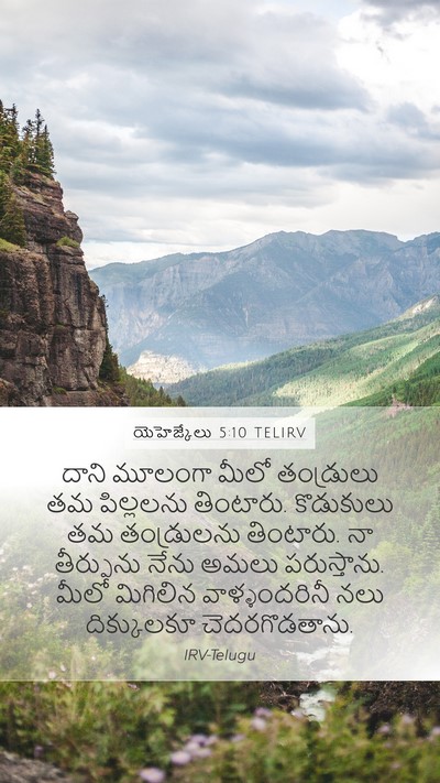 యెహెజ్కేలు 5:10 TELIRV Bible Verse Image