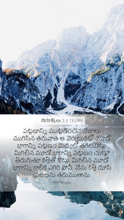 యెహెజ్కేలు 5:2 TELIRV Bible Verse Image