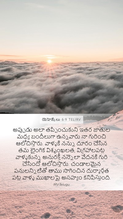 యెహెజ్కేలు 6:9 TELIRV Bible Verse Image