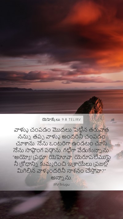 యెహెజ్కేలు 9:8 TELIRV Bible Verse Image