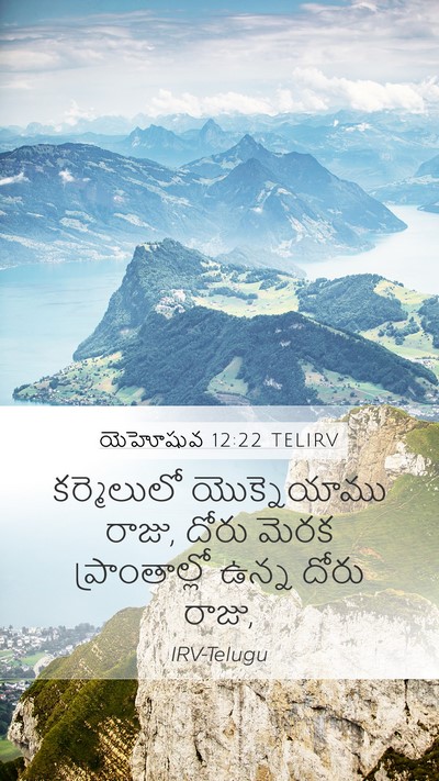 యెహోషువ 12:22 TELIRV Bible Verse Image