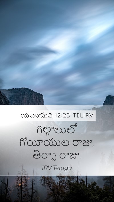 యెహోషువ 12:23 TELIRV Bible Verse Image