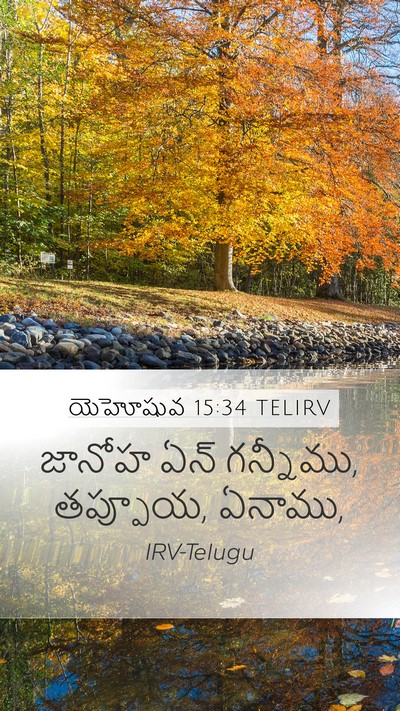 యెహోషువ 15:34 TELIRV Bible Verse Image