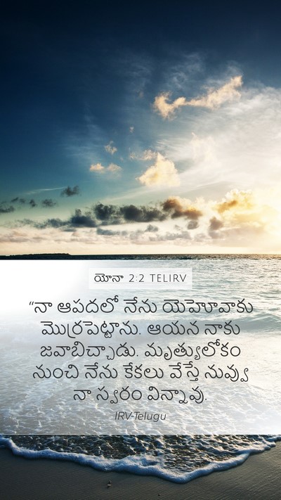 యోనా 2:2 TELIRV Bible Verse Image