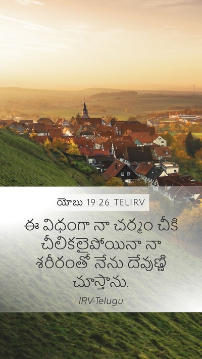 యోబు 19:26 TELIRV Bible Verse Image
