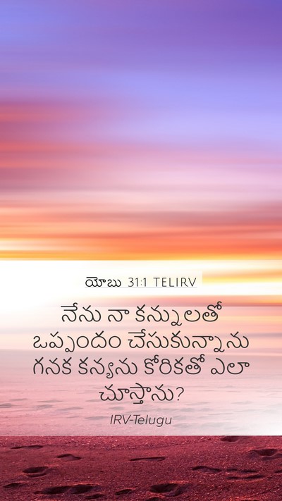 యోబు 31:1 TELIRV Bible Verse Image
