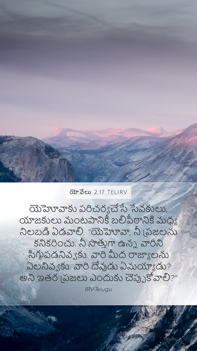 యోవేలు 2:17 TELIRV Bible Verse Image