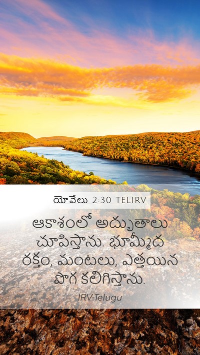 యోవేలు 2:30 TELIRV Bible Verse Image