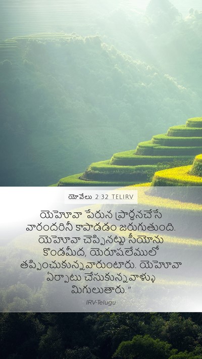 యోవేలు 2:32 TELIRV Bible Verse Image