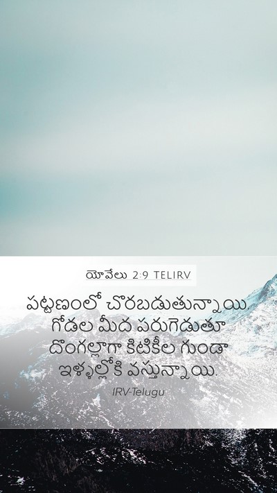యోవేలు 2:9 TELIRV Bible Verse Image